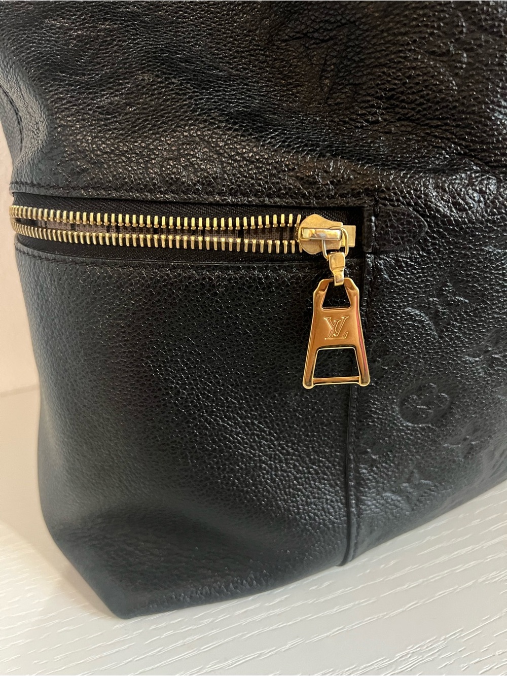 Louis Vuitton Melie Empreinte Hobo Bag Black - Picture 7 of 16